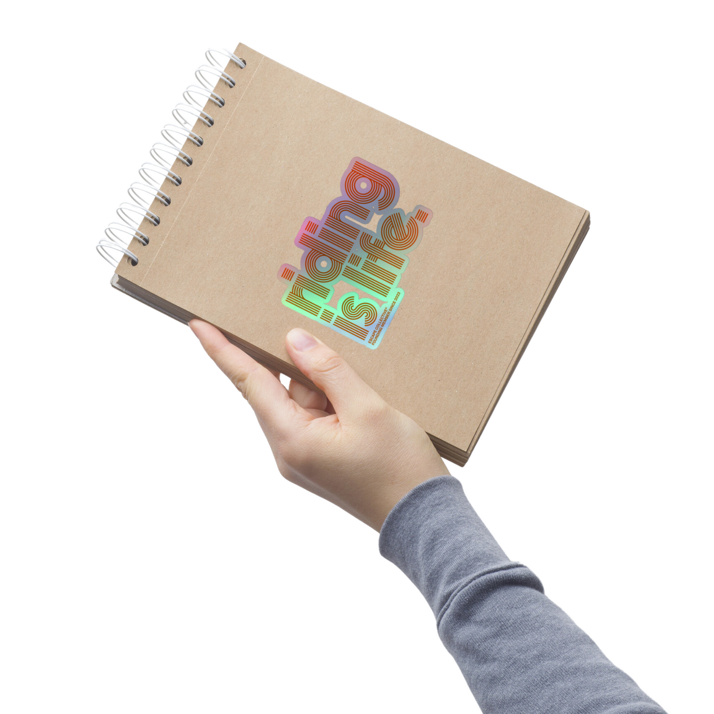 Riding is Life holographic sticker (Founder's Edition)
