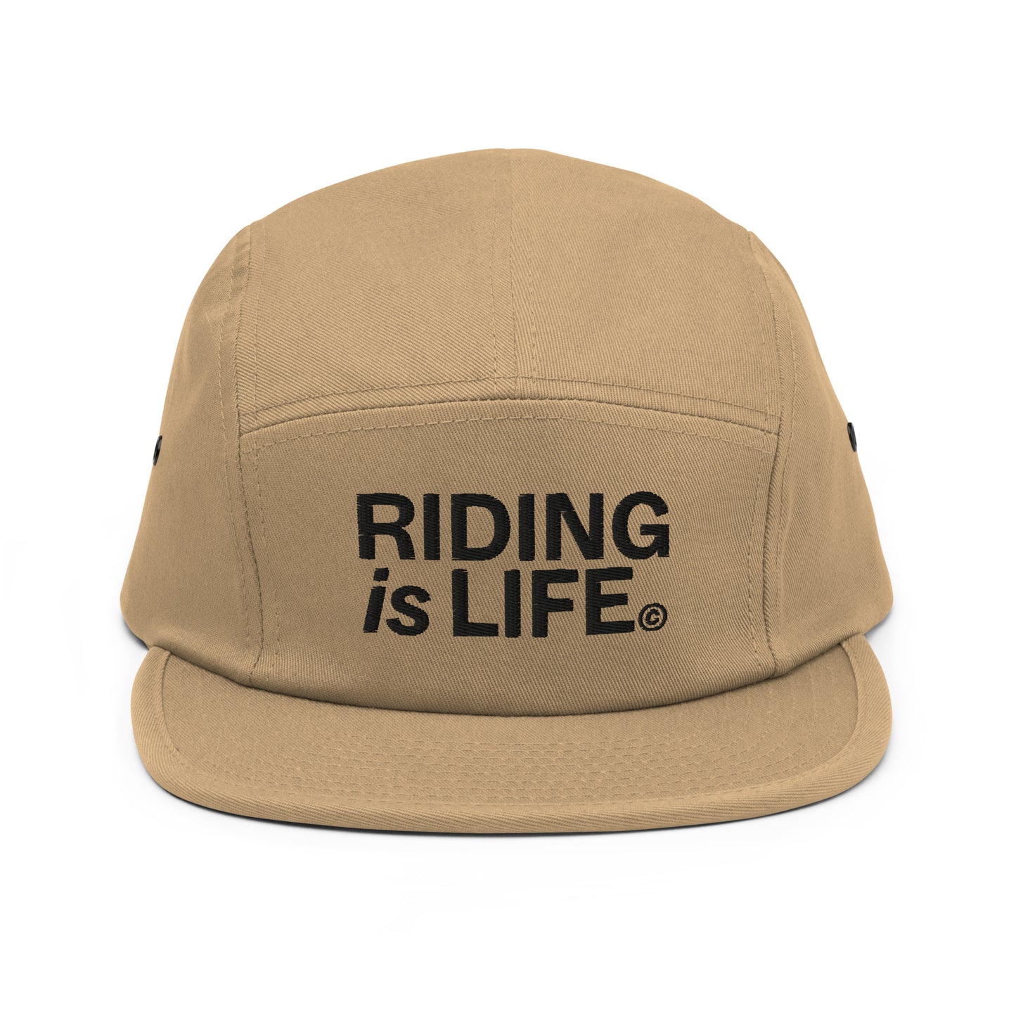 Riding is life embroidered hat