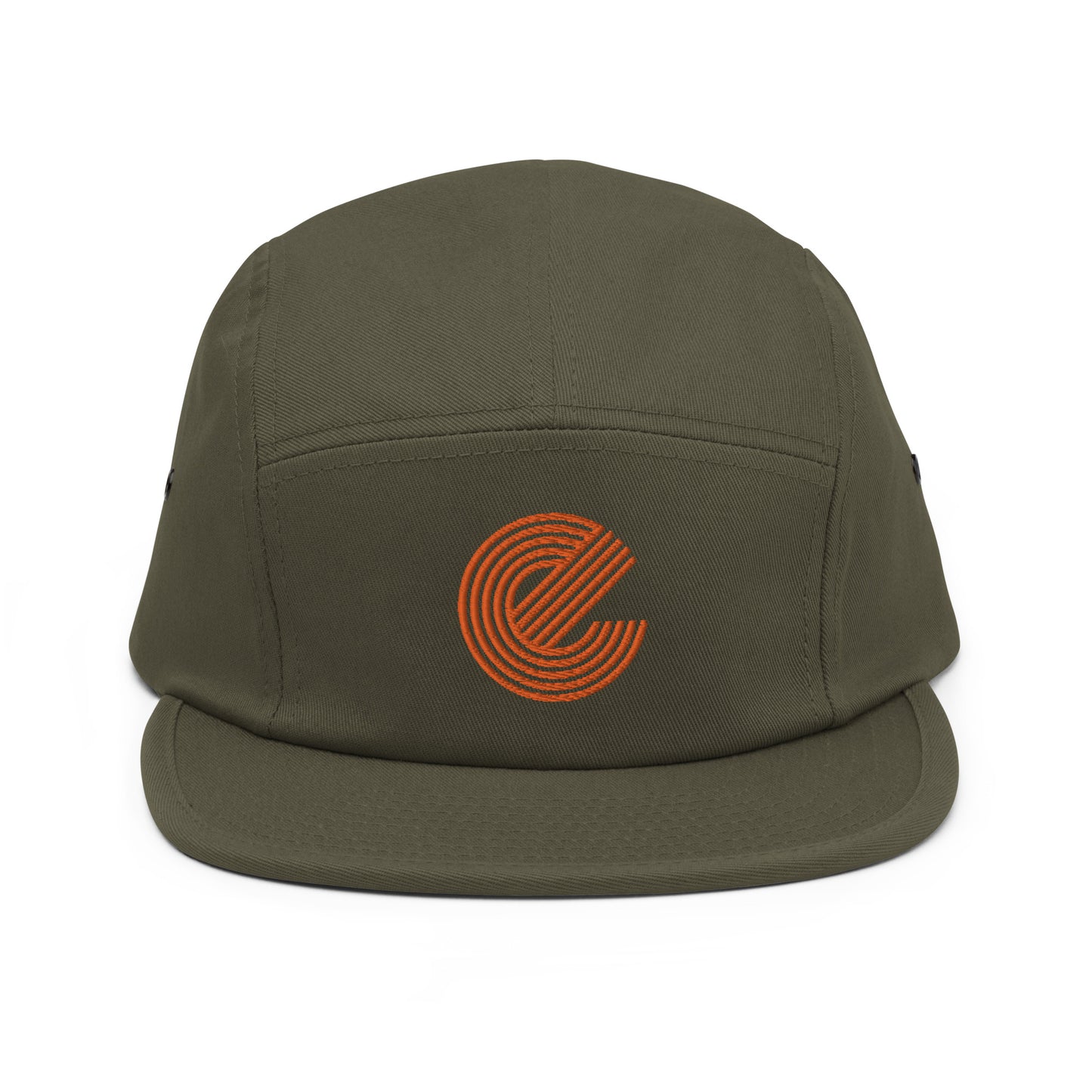 Big E orange embroidered hat