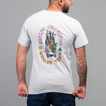 Mens limited edition Escape Worlds Tour tee (COLLECT IN MONTREAL)