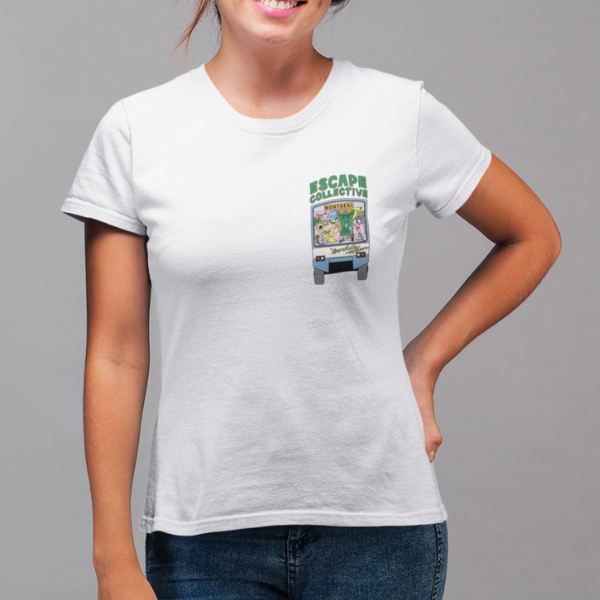 Womens limited edition Escape Worlds Tour tee (COLLECT IN MONTREAL)