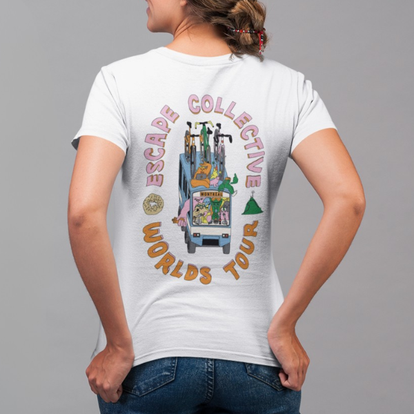 Womens limited edition Escape Worlds Tour tee (COLLECT IN MONTREAL)