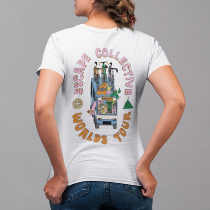 Womens limited edition Escape Worlds Tour tee (COLLECT IN MONTREAL)