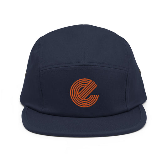 Big E orange embroidered hat