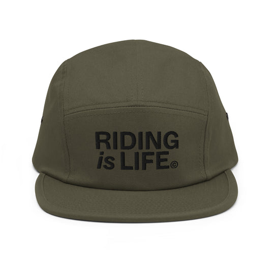 Riding is life embroidered hat