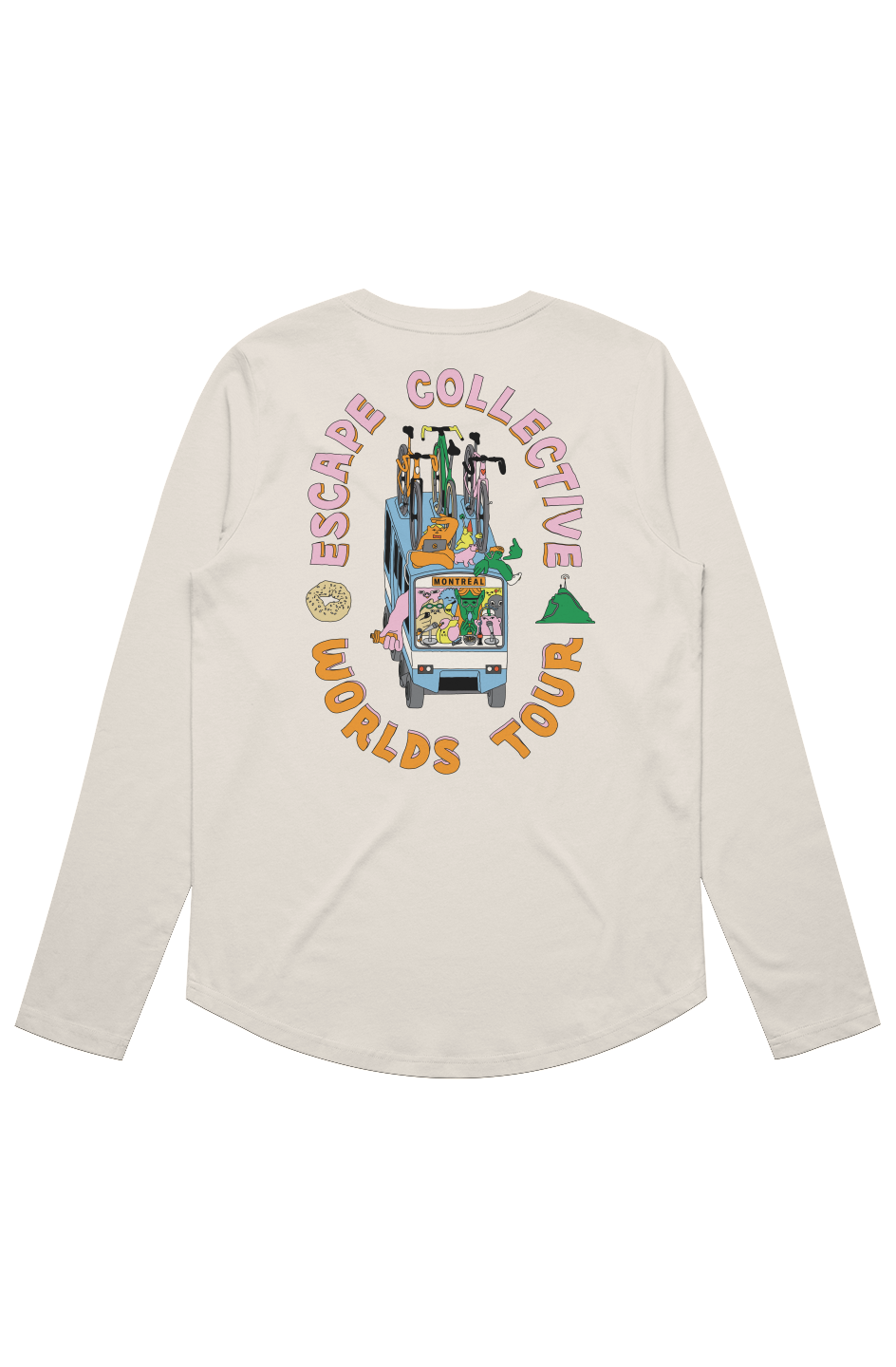 Womens limited edition Escape Worlds Tour long sleeve tee DIRECT SHIPPING 