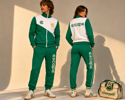 The Official Escape Collective State Athletics Program for International Cycling Friendship Tracksuit