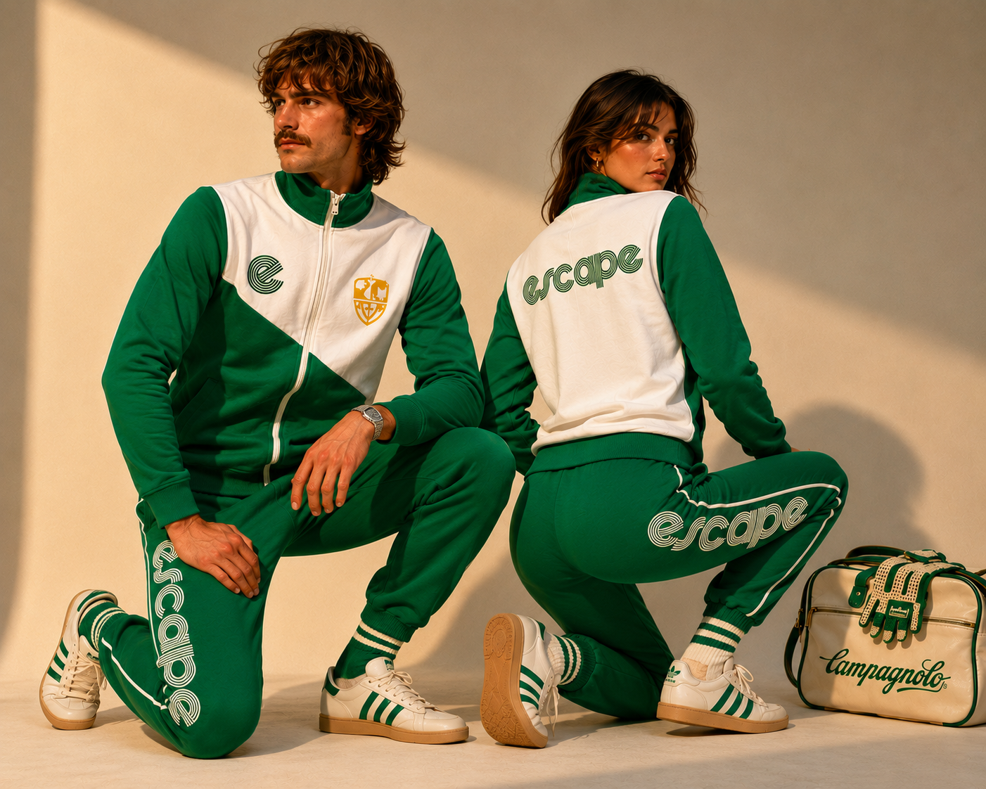 The Official Escape Collective State Athletics Program for International Cycling Friendship Tracksuit
