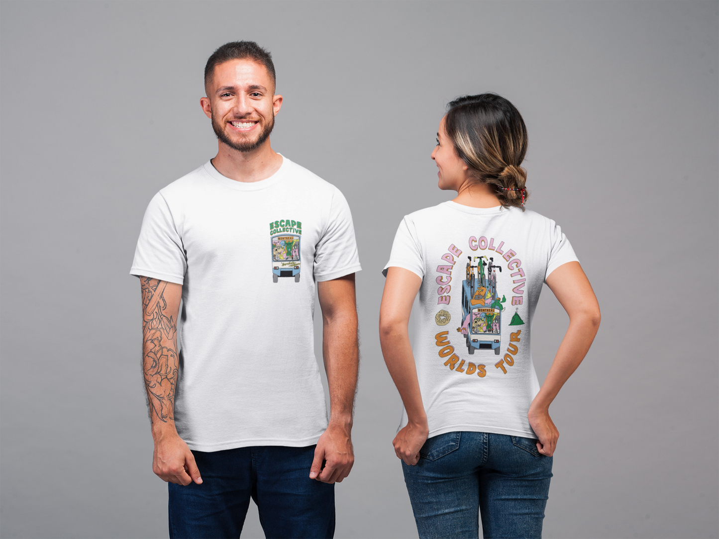 Womens limited edition Escape Worlds Tour tee (COLLECT IN MONTREAL)