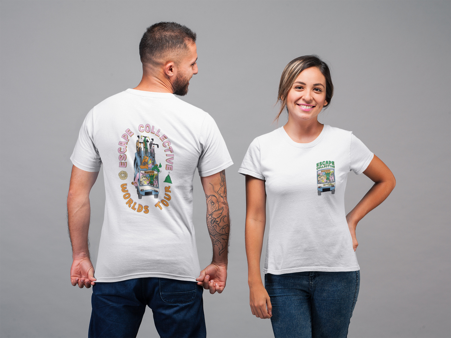 Womens limited edition Escape Worlds Tour tee (COLLECT IN MONTREAL)
