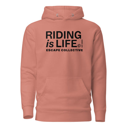 Riding is life hoodie (unisex)