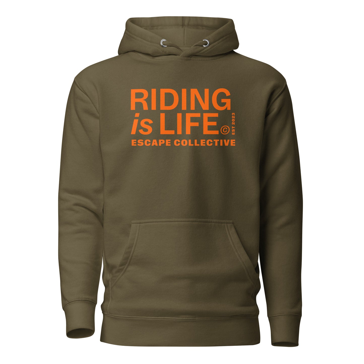 Riding is life hoodie (unisex)