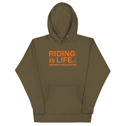 Riding is life hoodie (unisex)