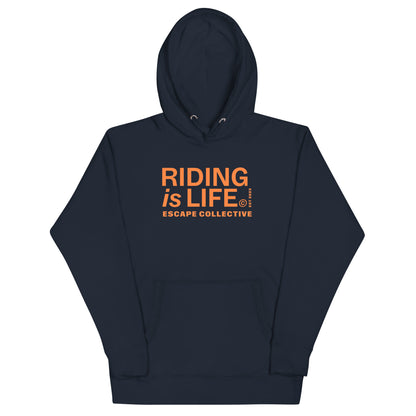 Riding is life hoodie (unisex)