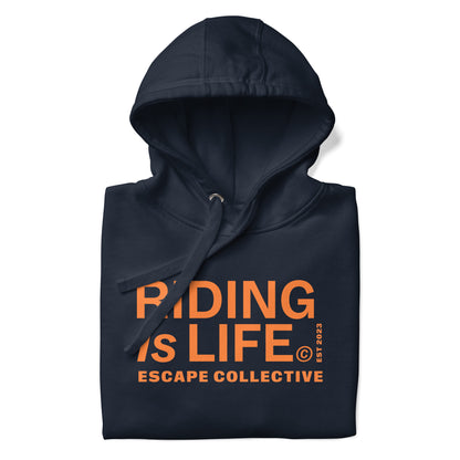 Riding is life hoodie (unisex)