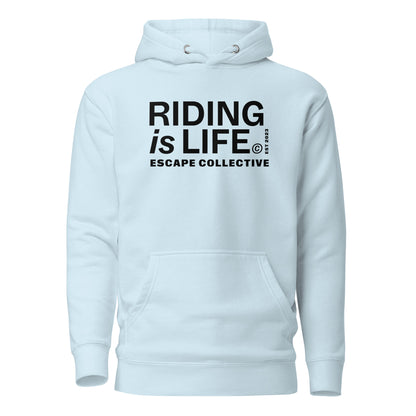 Riding is life hoodie (unisex)