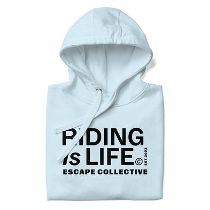 Riding is life hoodie (unisex)