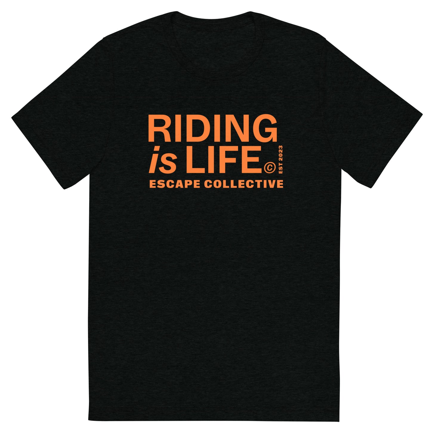 Riding is life triblend tee (unisex)