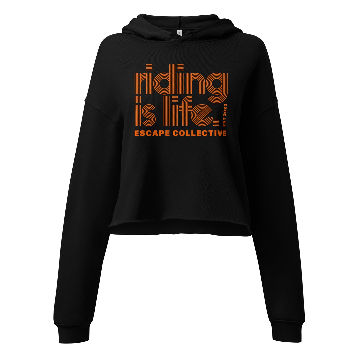 Riding Is Life Crop Hoodie (women's)