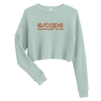 Founder's Embroidered Crop Sweatshirt (women's)