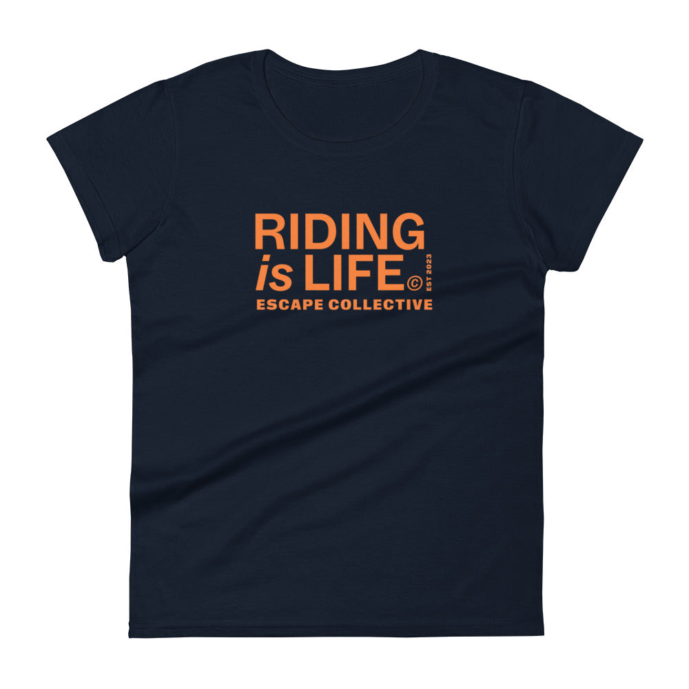 Riding is life tee (women's)